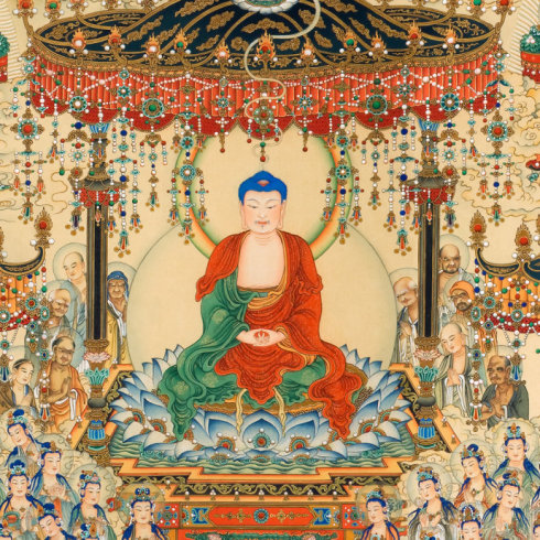 佛教-佛从西方来,我看见佛身如黄金色,唤我速去! 佛教-佛从西方来,我看见佛身如黄金色,唤我速去!