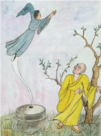 佛教-僧人脱离陷井灾难，乃是狐狸为报旧恩特来相救