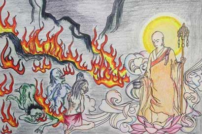 目犍连-大目犍连河边奇遇揭示众鬼为何受苦 目犍连-大目犍连河边奇遇揭示众鬼为何受苦