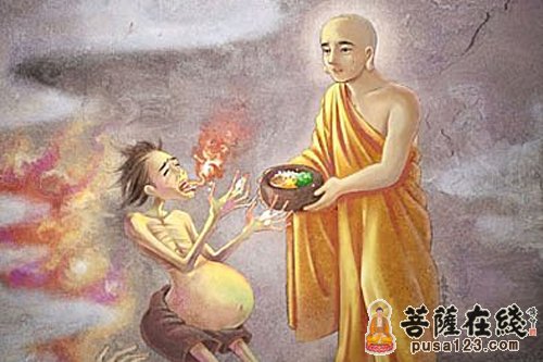 目犍连-目连亲见亡母受苦 恭请众僧齐心超度 目犍连-目连亲见亡母受苦 恭请众僧齐心超度