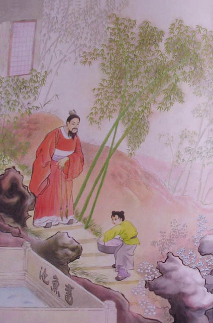 莲池大师-莲池大师戒杀放生文图说:子产畜鱼 莲池大师-莲池大师戒杀放生文图说:子产畜鱼