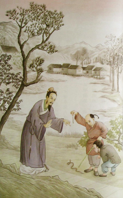 莲池大师-莲池大师戒杀放生文图说:孙真人救龙子传方 莲池大师-莲池大师戒杀放生文图说:孙真人救龙子传方