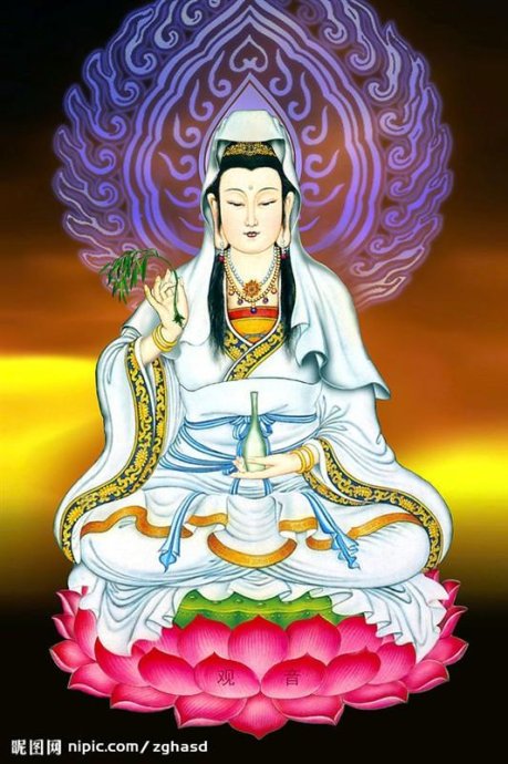 观音-观音带领圣众前来助念 观音-观音带领圣众前来助念
