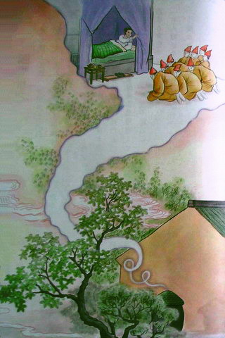 长鱼-黄鳝现黄衣人乞命 长鱼-黄鳝现黄衣人乞命