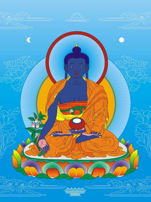 佛教-供养称念药师佛，重病得愈
