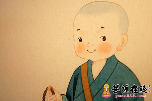 释迦牟尼-从天而降的小比丘 释迦牟尼-从天而降的小比丘