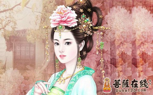 释迦牟尼-虔诚的皇后