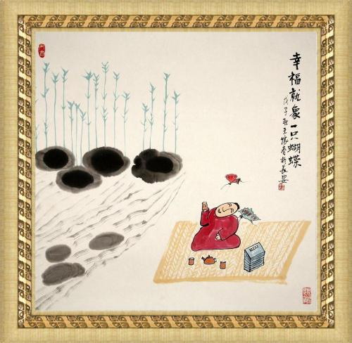 佛教-哲理中国画，智慧小品文（五）
