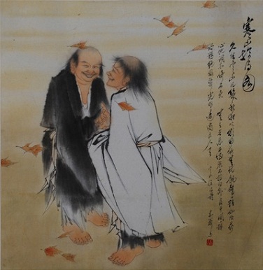 佛教-普贤化身:拾得大士_中国佛教故事网 佛教-普贤化身:拾得大士_中国佛教故事网