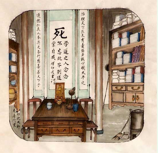 佛教-面对印祖关房的小栋 佛教-面对印祖关房的小栋