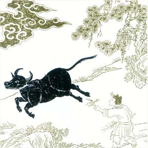 佛教-《牧牛图颂》未牧第一