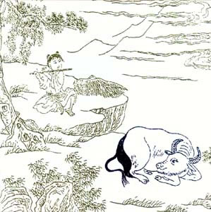 佛教-《牧牛图颂》无碍第六