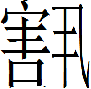 甲骨文-劉釗：甲骨文“害”字及从“害”諸字考釋